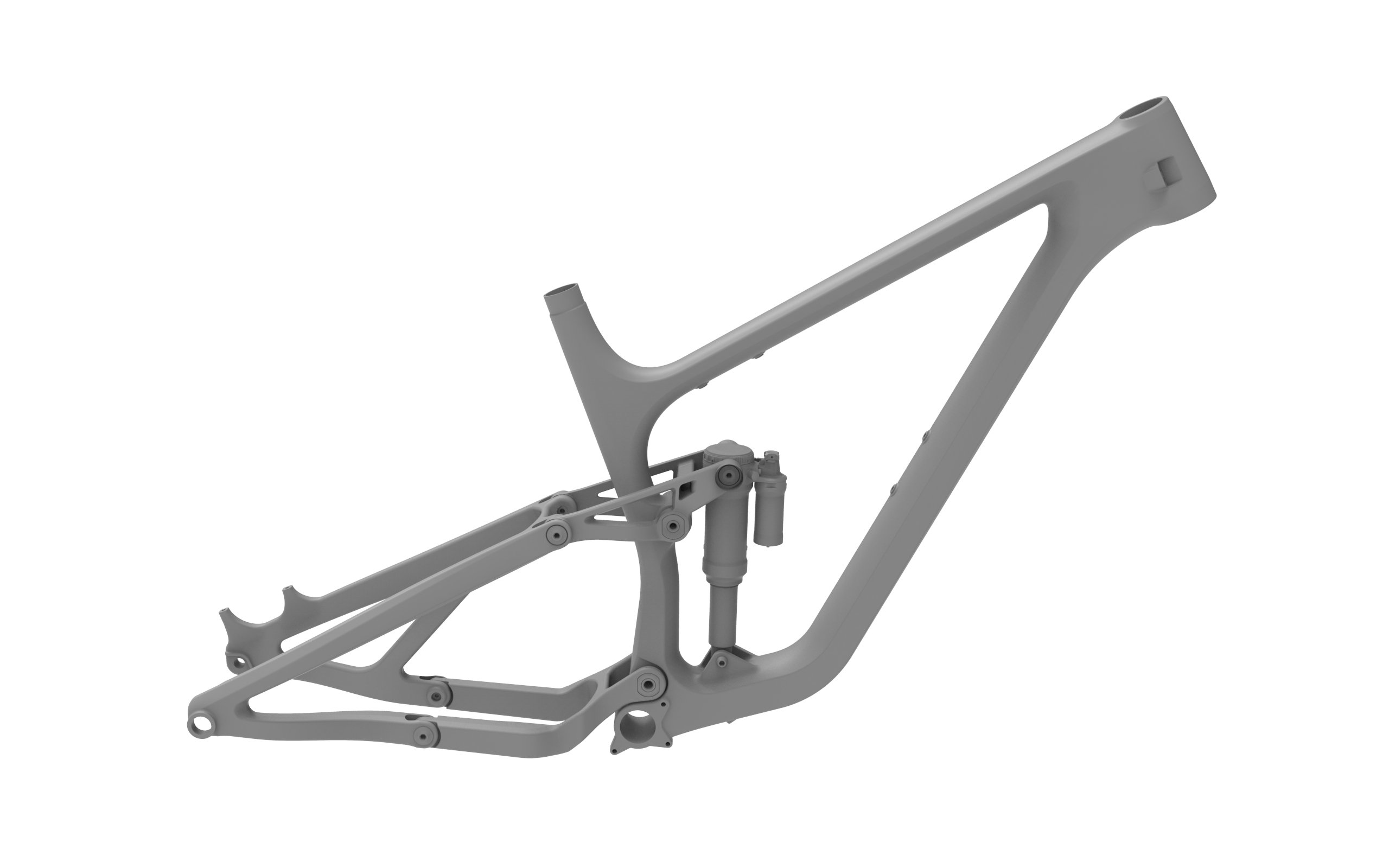 Carbon enduro frame on MLink suspension